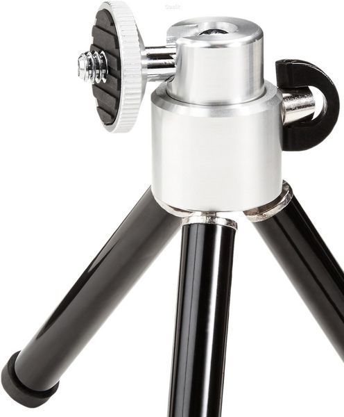 Легкий регульований штатив (трипод) Amazon Basics, 5"-7,5", чорний, 4 шт (OpenBox)