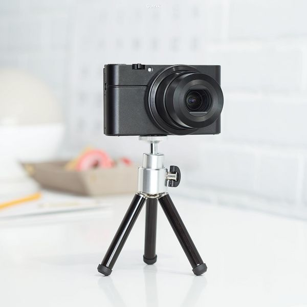 Легкий регульований штатив (трипод) Amazon Basics, 5"-7,5", чорний, 4 шт (OpenBox)