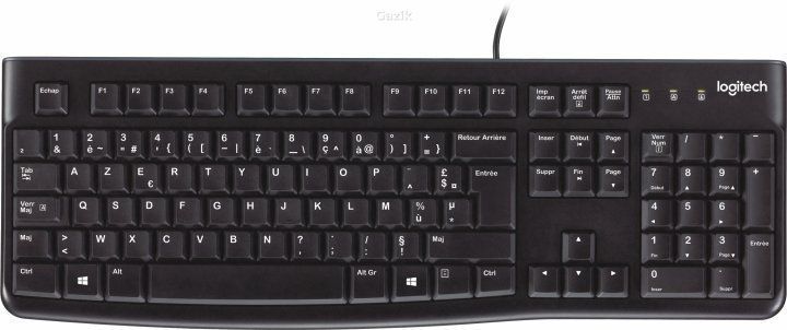 Клавіатура дротова Logitech K120 USB Black (ENG / UA)