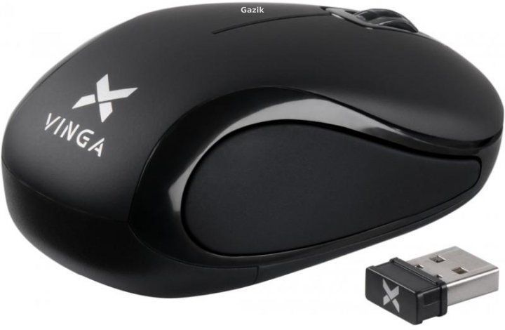 Миша бездротова Vinga MSW-907 Wireless 2.4GHz Black MSW907WI фото