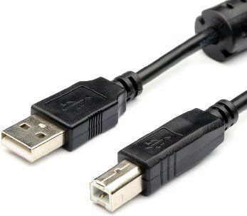Кабель для принтера USB AM-BM 1,5м Black (28AWG)