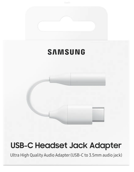 Кабель перехідник SAMSUNG USB C to 3.5 мм (mini-jack) Білий (EE-UC10J) LPNA036093876 фото