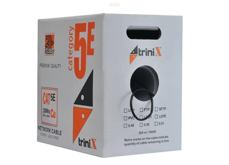 Кабель LAN UTP CAT5E 0.51 CU TRINIX (PVC) 305м