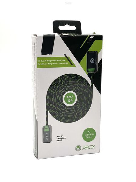 Нейлоновий зарядний кабель Numskull Xbox One Micro USB, 4 м (OpenBox)