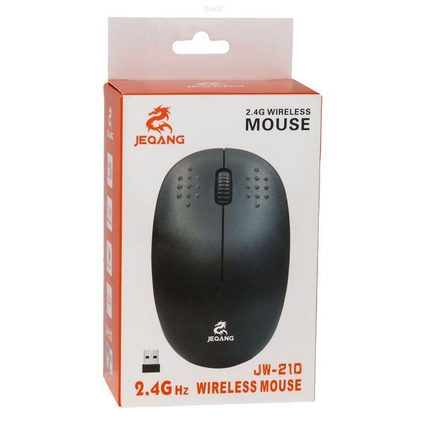 Миша бездротова Jeqang JW-210 Wireless 2.4GHz Black JW210WI фото Миша бездротова Jeqang JW-210 Wireless 2.4GHz Black JW210WI фото