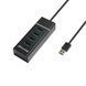 USB хаб Grand-X 4 x USB 3.0 Black (GH-412)