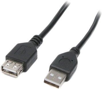 Подовжувач USB AF &ndash; AM 2м Black (KD00AS)