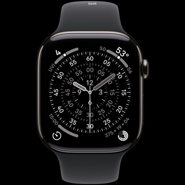 ГОДИННИК APPLE WATCH 11 46 SL TI BK SB ML CEL-RKZ YSAP639     фото