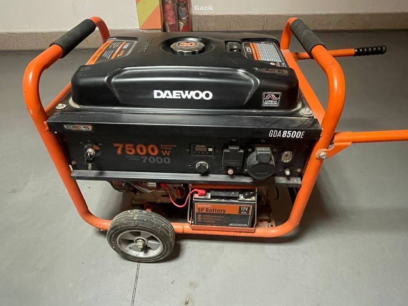 Бензиновий генератор DAEWOO GDA 8500E 7.5 кВт Б/В