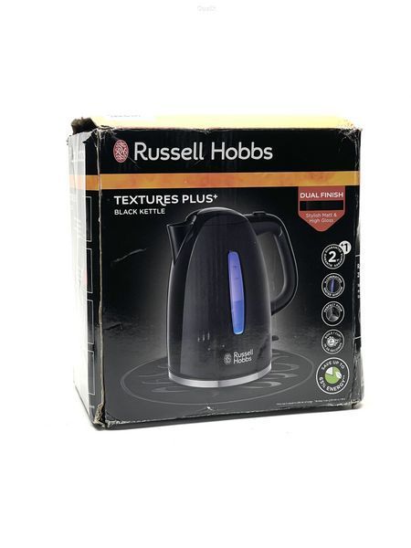 Електрочайник RUSSELL HOBBS Textures Plus Black 22591-70 2400 Вт (вживаний)