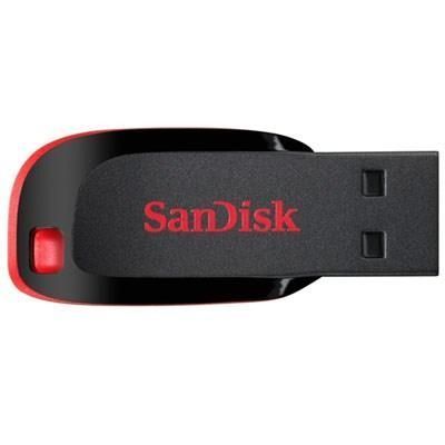 Флеш-накопичувач SANDISK Cruzer Blade 64GB USB 2.0 Black/Red FL018 фото