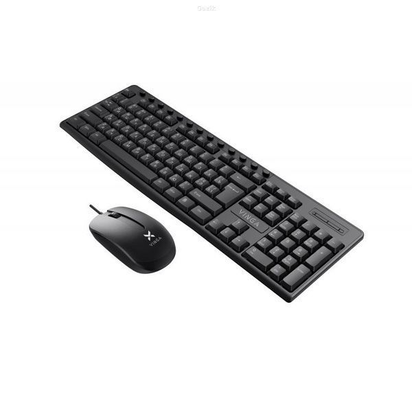 Комплект дротовий Vinga KBS-300 USB Black (ENG / RU / UA)