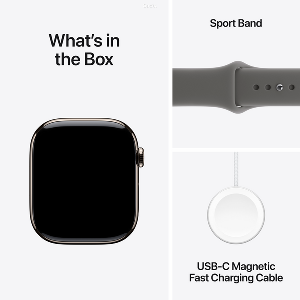 ГОДИННИК APPLE WATCH 11 46 NT TI SG SB ML CEL-RKZ YSAP640     фото