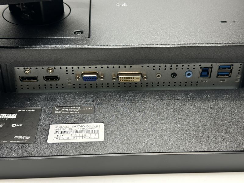 Монітор NEC MultiSync EA274WMi-BK 27" AH-IPS (Вживаний - Клас A)