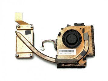 Система охолодження, мідна трубка з вентилятором для ноутбука Lenovo ThinkPad E520 6 Pin (вживаний)