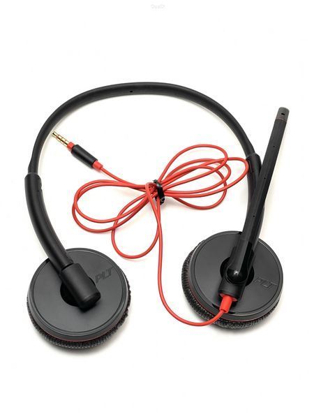 Навушники дротові Plantronics Blackwire 3225 Black/Red (вживані)