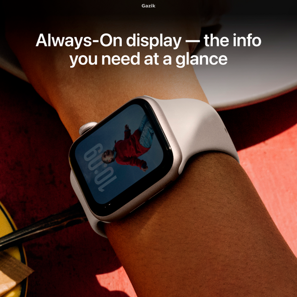 Смарт-годинник Apple Watch SE 3 (2025) GPS 40mm Starlight Aluminium Case S/M (MEH34RK/A)