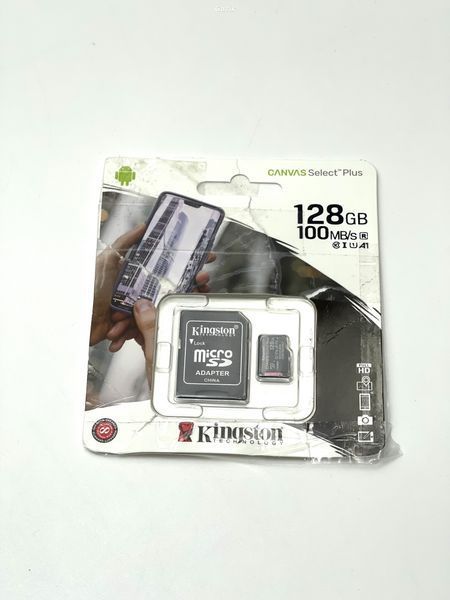 Карта пам'яті Kingston microSDHC 128GB Class 10 (OpenBox)