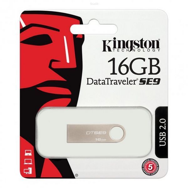 Флеш-накопичувач Kingston DataTraveler SE9 16GB USB 2.0 Silver FL001 фото