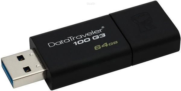 Флеш-накопичувач Kingston DataTraveler 100 G3 64GB USB 3.1 Black