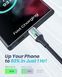 Кабель INIU USB to USB Type-C 0,5 м Чорний (OpenBox)