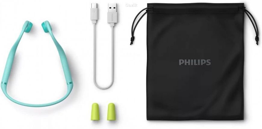 Навушники бездротові PHILIPS TAK4607GR/00 Green (вживані)