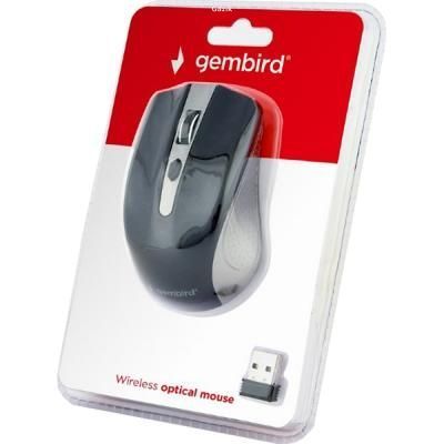 Миша бездротова Gembird MUSW-4B-04 Wireless 2.4GHz Grey/Black MUSW4B04GBWI фото