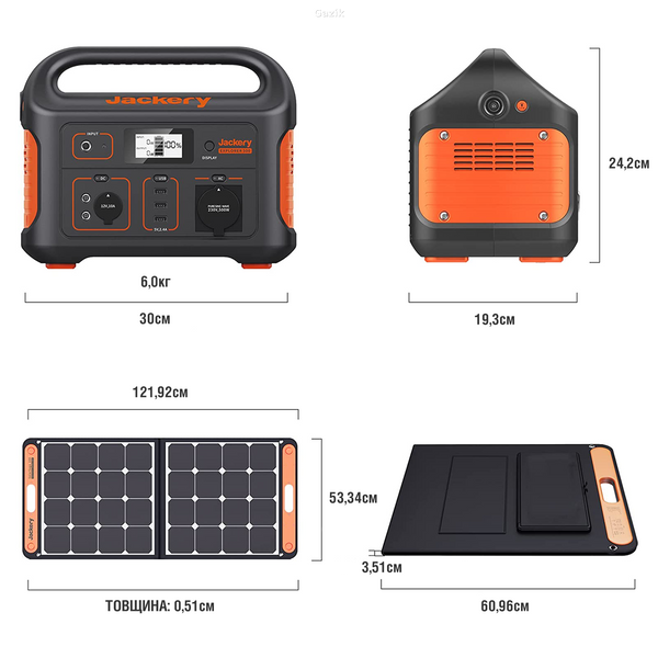 Портативна зарядна станція Jackery Explorer 500 518 Вт-годин