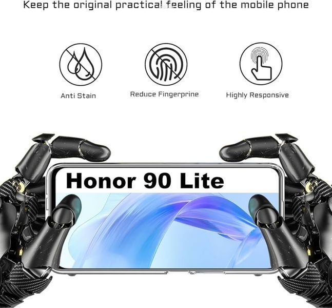 Чохол Lemxiee для Honor 90 Lite Transparent + плівка LPNA051540248 фото
