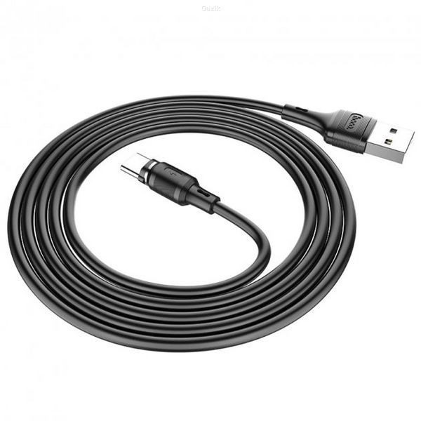 Магнітний кабель Hoco USB to USB Type-C 1 м Чорний (X52)