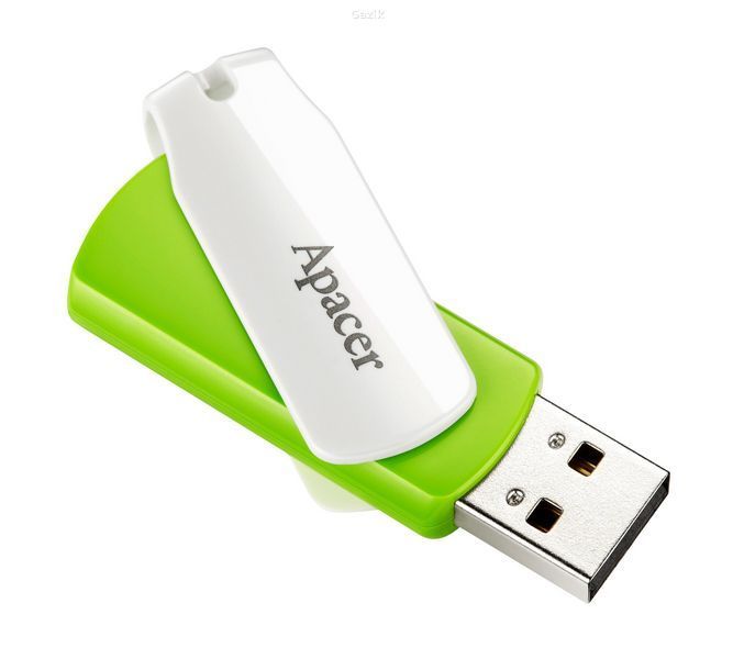 Флеш-накопичувач Apacer AH335 32GB USB 2.0 White/Green