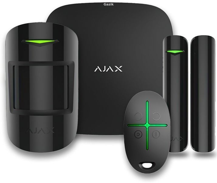 Комплект охоронної сигналізації Ajax StarterKit Plus Black 10272673 фото Комплект охоронної сигналізації Ajax StarterKit Plus Black 10272673 фото