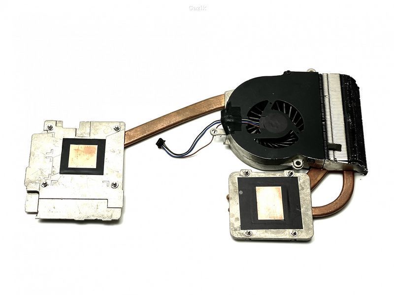 Система охолодження, мідна трубка з вентилятором для ноутбука HP Elitebook 8570W 4 Pin (вживаний)