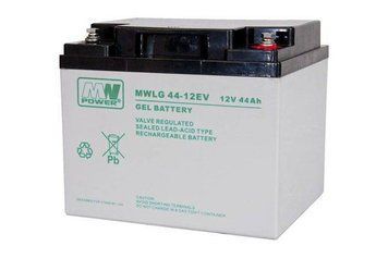 Акумулятор гелевий AGM MWLG 44AH 12V 12-15 років служби