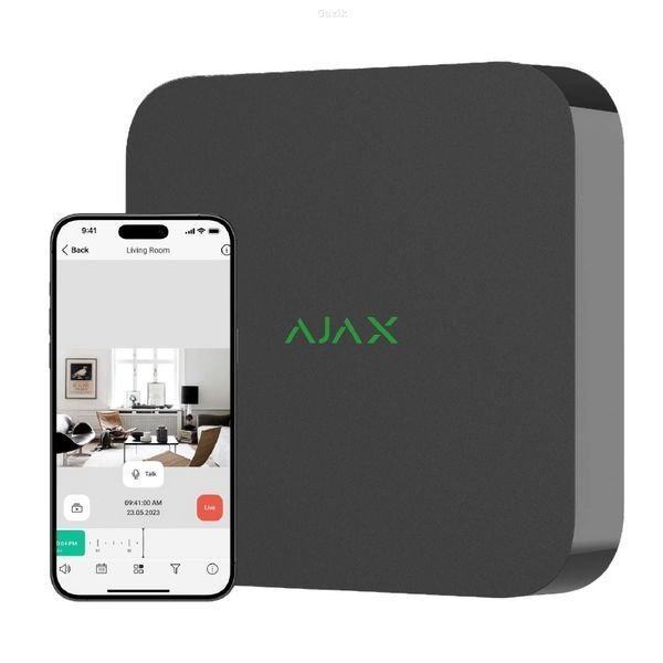 Відеореєстратор Ajax NVR (8ch) (8EU) black YSAP210     фото