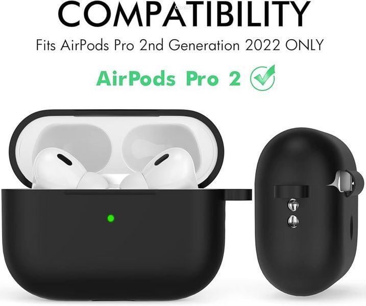 Ультратонкий чохол NIUTRENDZ для Airpods Pro 2 Black