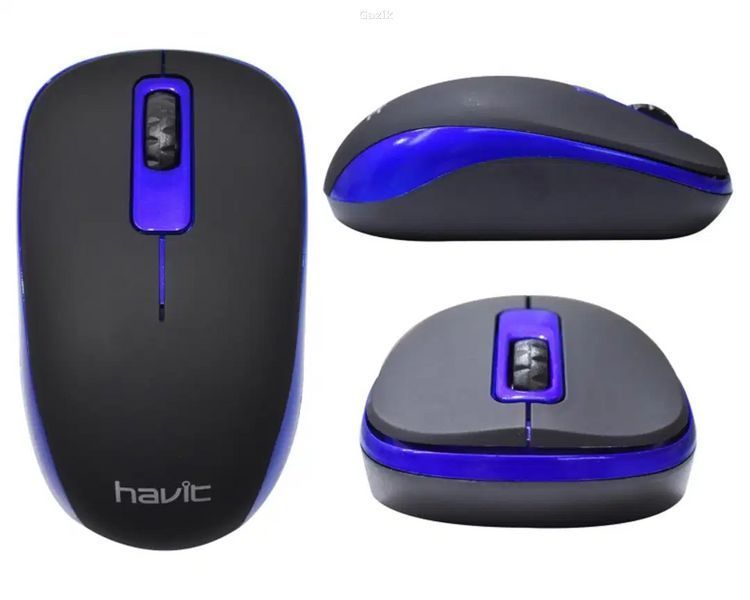 Миша бездротова Havit HV-MS626 Wireless 2.4GHz Blue MS626BLWI фото Миша бездротова Havit HV-MS626 Wireless 2.4GHz Blue MS626BLWI фото