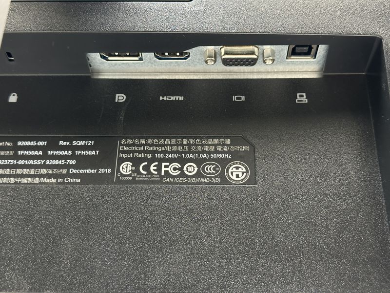 Монітор HP EliteDisplay E273 27" IPS (Вживаний - Клас B) RNB0225281 фото