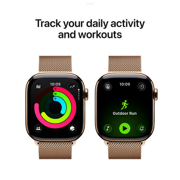 ГОДИННИК APPLE WATCH 11 42 GOLD TI GD ML CEL-RKZ