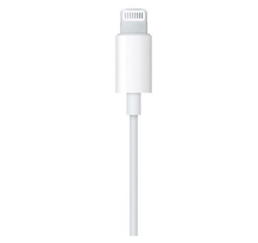 Навушники дротові Apple EarPods Lightning White (MMTN2ZM/A) AKS037 фото