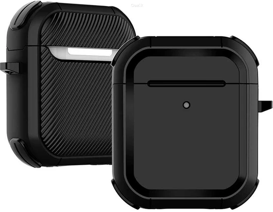 Протиударний чохол Protect Case для Apple AirPods 1/2 Black (APC008)