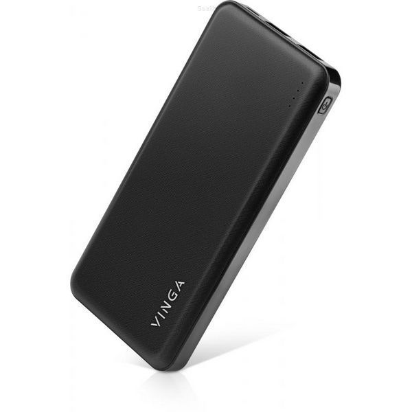Портативний акумулятор універсальний Vinga 10000 mAh Black