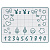 ІКЕА BAKTRADITION БАКТРАДІШУН, 604.801.67 Килимок для випічки, білий, бірюзовий, 61 х 46 см 60480167