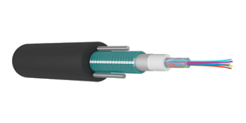 Оптичний кабель підземної прокладки, броньований, модульний (1.5kN) 48F