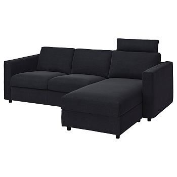 ВІМЛЕ 3-місний диван з шезлонгом