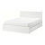 MALM Каркас ліжка з 2 ящиками для зберігання 99494998